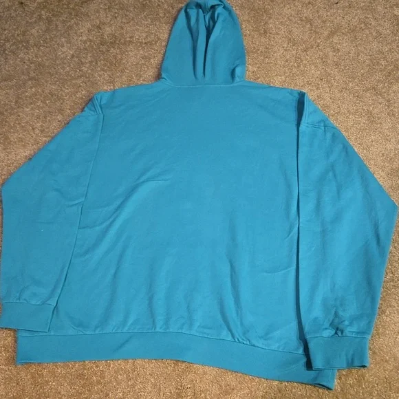 NWT Disney The Little Mermaid Women's Teal Aquamarine Hoodie Sweatshirt 3X - Picture 9 of 11